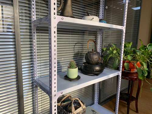 货架多层置物架家用阳台角钢铁架子组合衣柜收纳仓库储物架货物架 - 图1