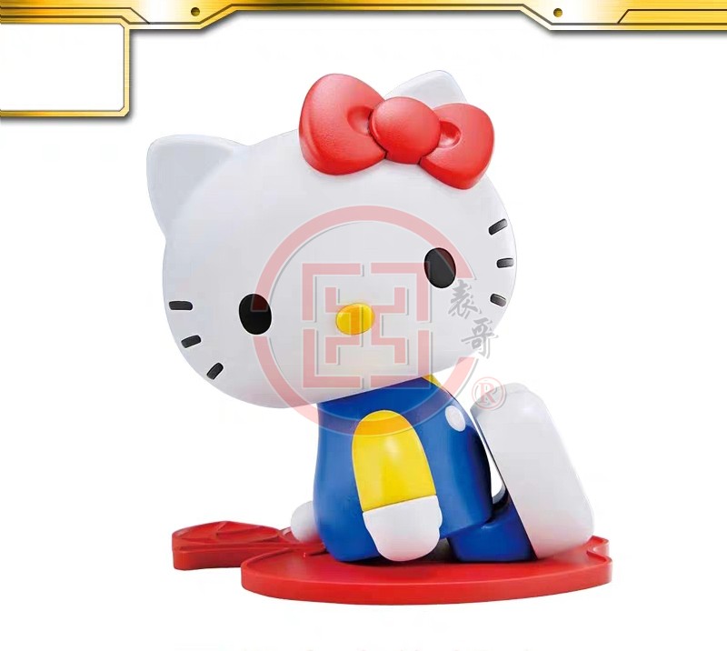 现货日本万代 SDEX HelloKitty RX-78-2元祖高达凯蒂猫拼装-图1