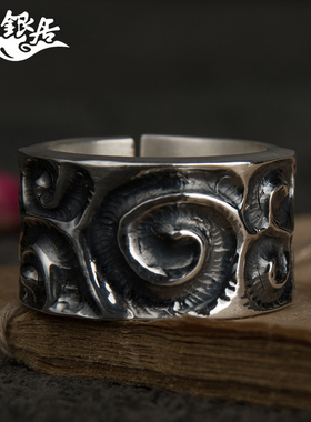 戒指开口情侣送男友个性复古银饰