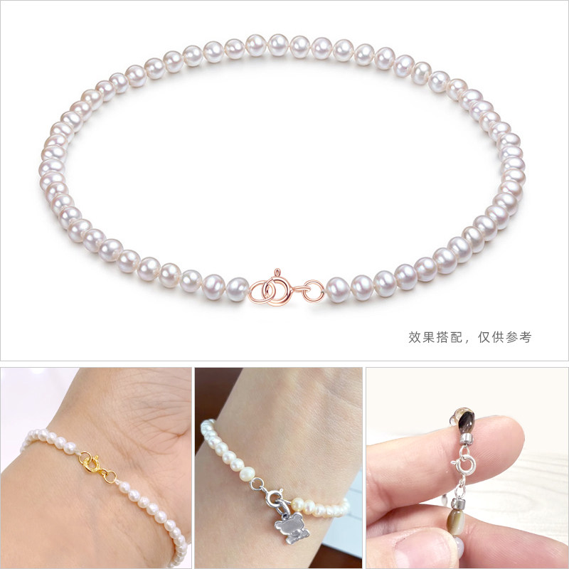 925纯银珍珠项链扣头弹簧扣连接扣编绳手链扣子双闭口圈diy配件厚,淘宝优惠券,粉丝福利购,淘宝优惠卷