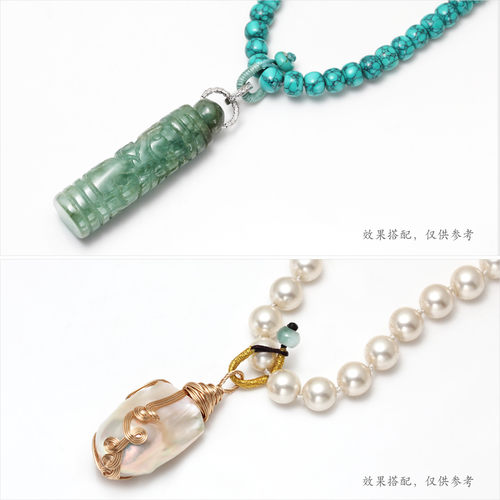 手工编织绳扣手串滴溜连接扣手链扣环编绳跑环扣头diy配件扣子 - 图0