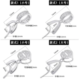 Подвеска, аксессуары, изумрудная застежка из нефрита из воскового агата, серебро 925 пробы, золото 750 пробы, DIY