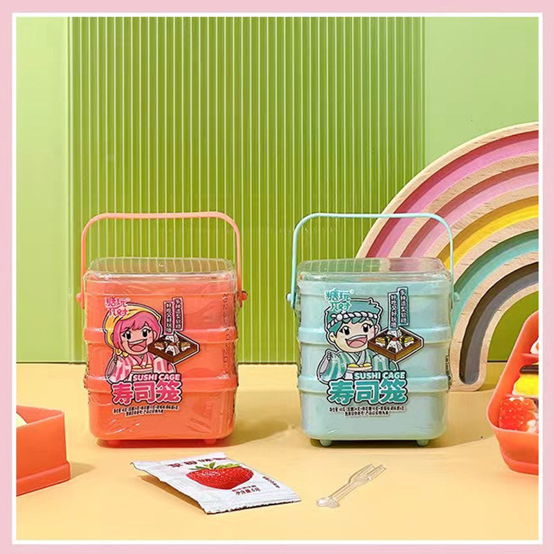寿司蒸笼造型q弹软糖香甜棉花糖草莓果酱儿童休闲零食玩具糖果,淘宝优惠券,粉丝福利购,淘宝优惠卷