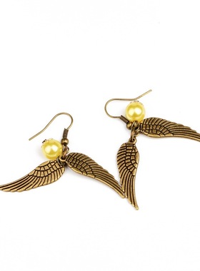 哈利波特周边翅膀配饰饰品snitchgoldnecklace项链