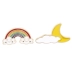 Rainbow trâm nữ dễ thương Nhật Bản phim hoạt hình thủy triều túi trang trí nhỏ huy hiệu quần áo trâm cài phụ kiện khóa - Trâm cài