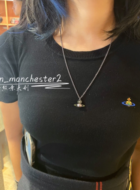 VIVIENNE WESTWOOD西太后经典土星单颗珍珠百搭男女款情侣项链