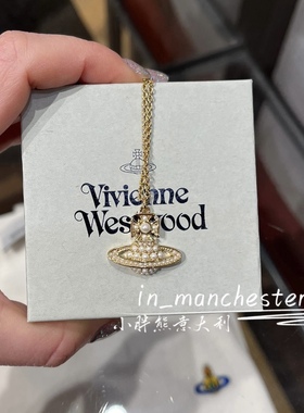 VIVIENNE WESTWOOD西太后经典土星LUZIA满钻珍珠优雅百搭项链耳钉
