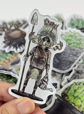 【旷野胶囊】龙舌兰块根植物高颜值手绘亚克力冰箱贴创意小众礼品