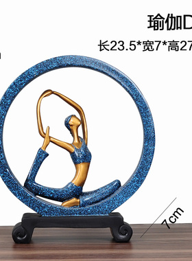 欧美式禅意风小人物电视柜摆件