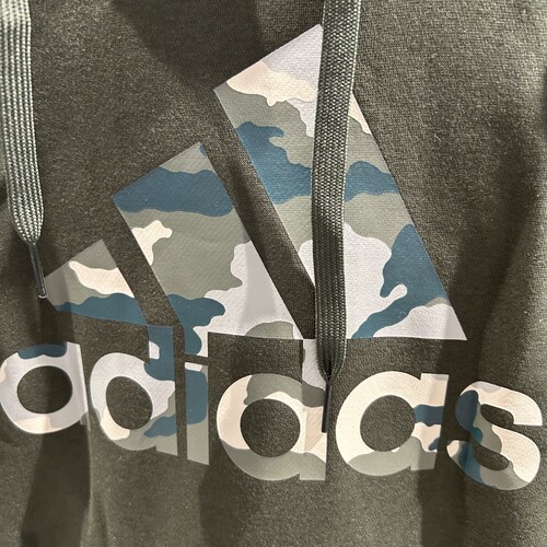 Adidas/阿迪达斯男女连帽迷彩加绒运动休闲舒适套头衫卫衣IW2683 - 图1