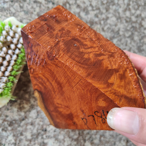 缅甸花梨瘿子木樱木瘤疤料榴留疤树瘤板料随型料手把件料佛珠料 - 图2