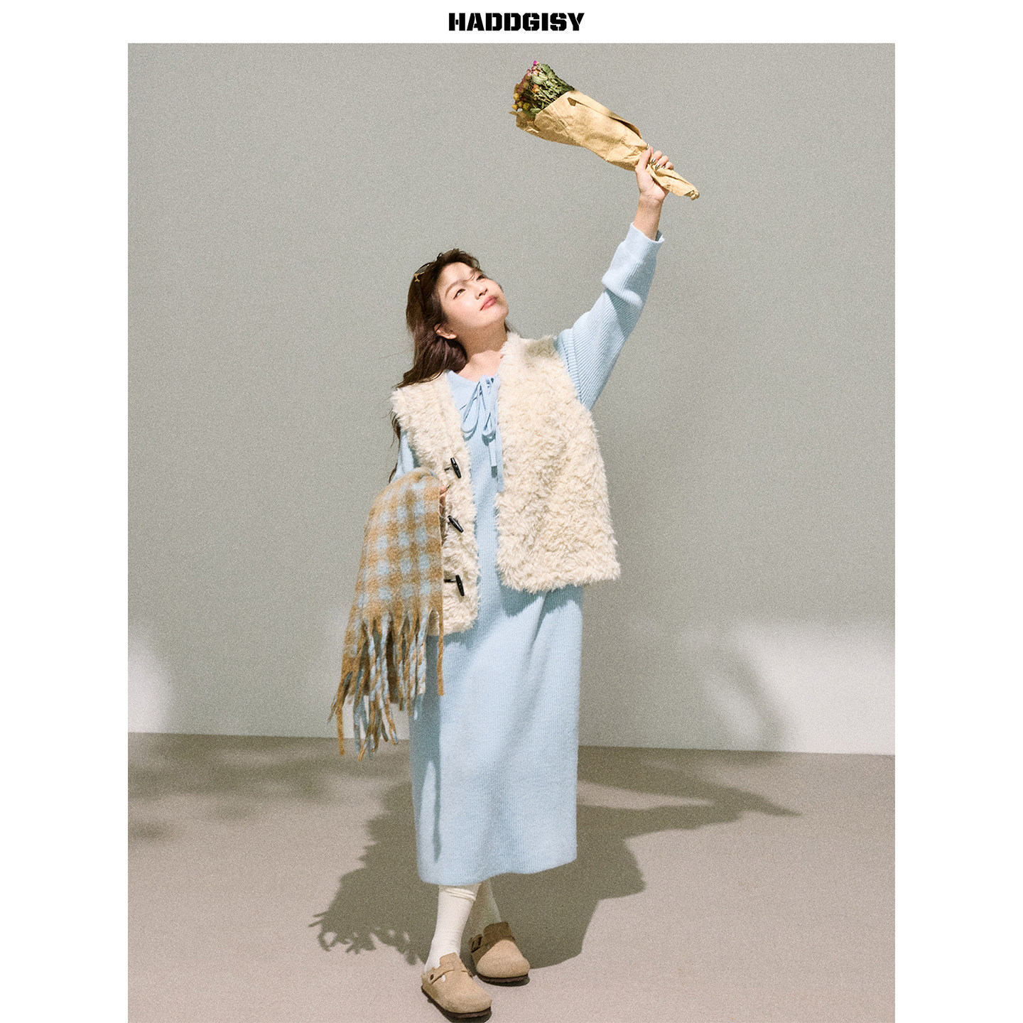 曾小咸大码女装 胖mm蓝色连衣裙2025新款冬季重要场合套装高级感,淘宝优惠券,粉丝福利购,淘宝优惠卷