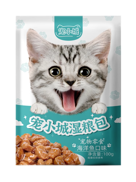 宠小城湿粮包成猫12包猫零食鲜包封包肉粒猫零食主食猫罐头猫妙鲜 - 图3