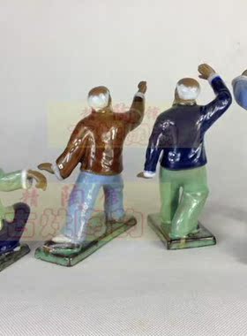 陶瓷石湾公仔书房中式风工艺品