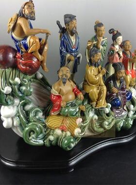 客厅酒柜人物摆件八仙过海