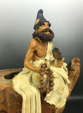 客厅招财摆件济公笑看人生促销