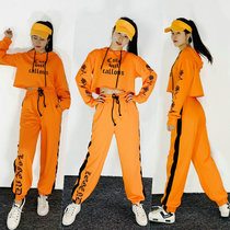 Loose Short long sleeve jazz dance to serve as adult jazz womens sportswear Dancing Costume Womens Group Performance Suit