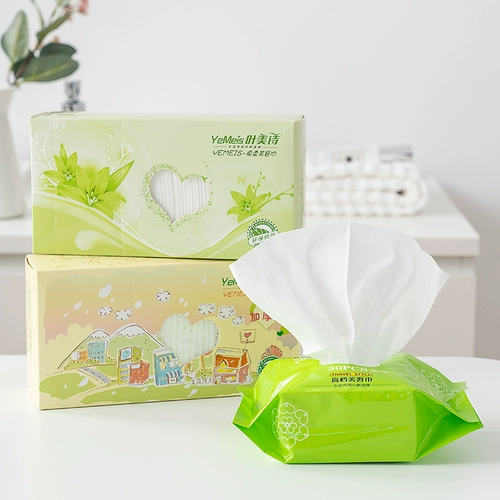 Влажные салфетки для умывания для путешествий, хлопковое очищающее молочко для выхода на улицу