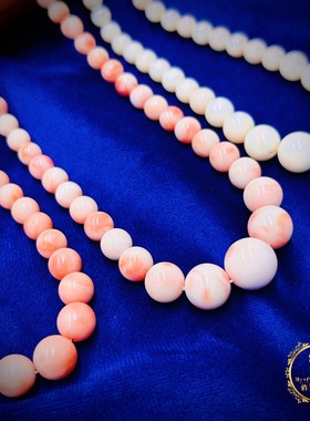 日本天然有机深海宝石项链