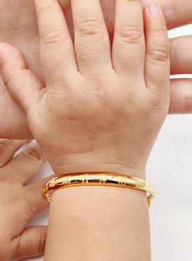 可爱风男女镀金儿童饰品