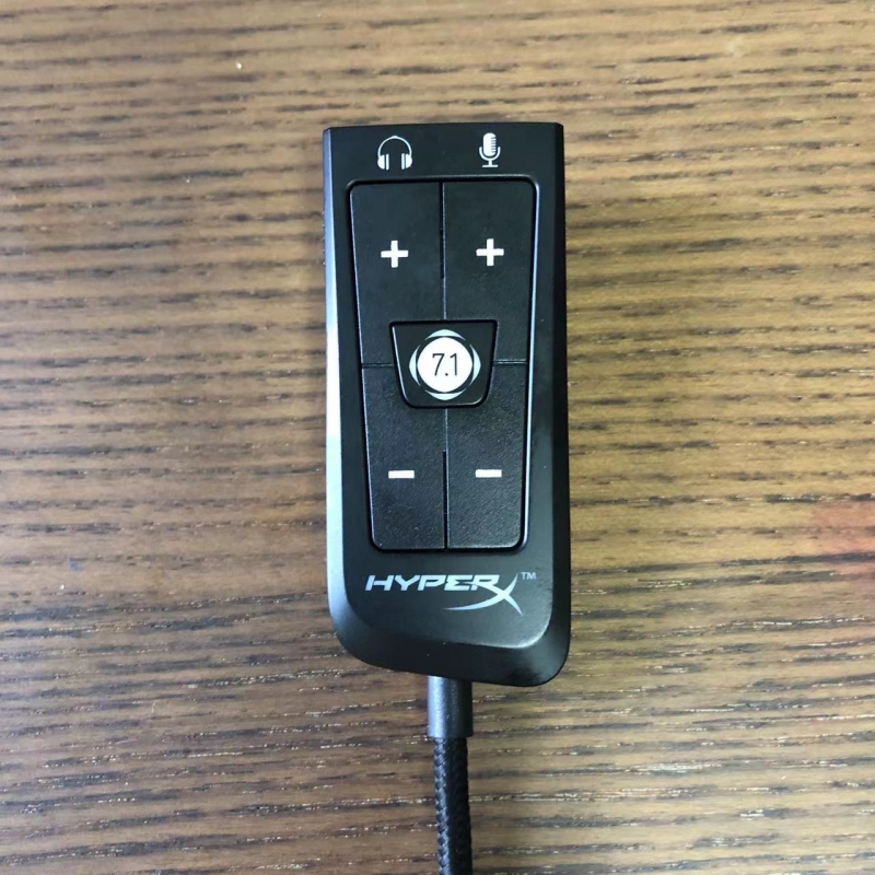 HyperX灵音声卡飓风AMP3.5mm转USB 7.1声道电脑CSGO游戏耳机电竞