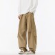 Spring and Autumn 300g Heavyweight Japanese Workwear Wide Leg Pants for Men
