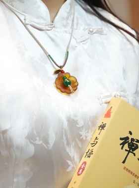 真灵验琉璃贝壳葫芦虎人福禄挂件