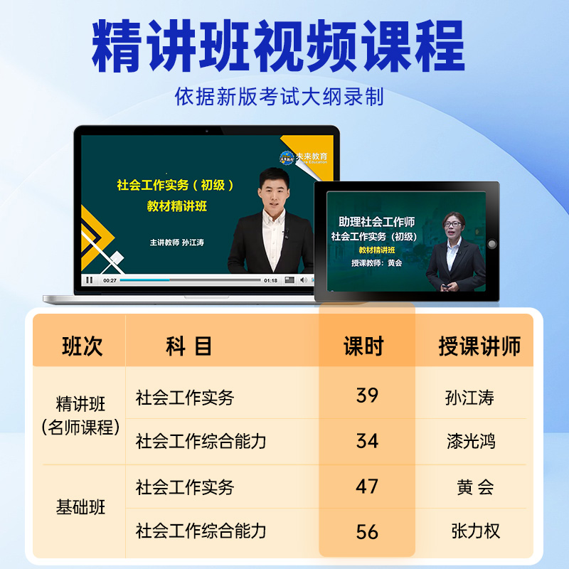 未来教育2024年社会工作者初级教材书社会工作师初级工作实务+综合能力2本套全国社工证初级助理社区工作考试教材真题库网课软件-图3