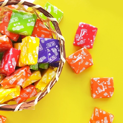 5 кот из объемной гибридной водой Taewang Fruith Fruity Swiss Sugar Square Candy Sugar Мягкий сахар с закусками Счастливые сахар
