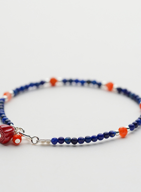 原创天然青金石高级感手链