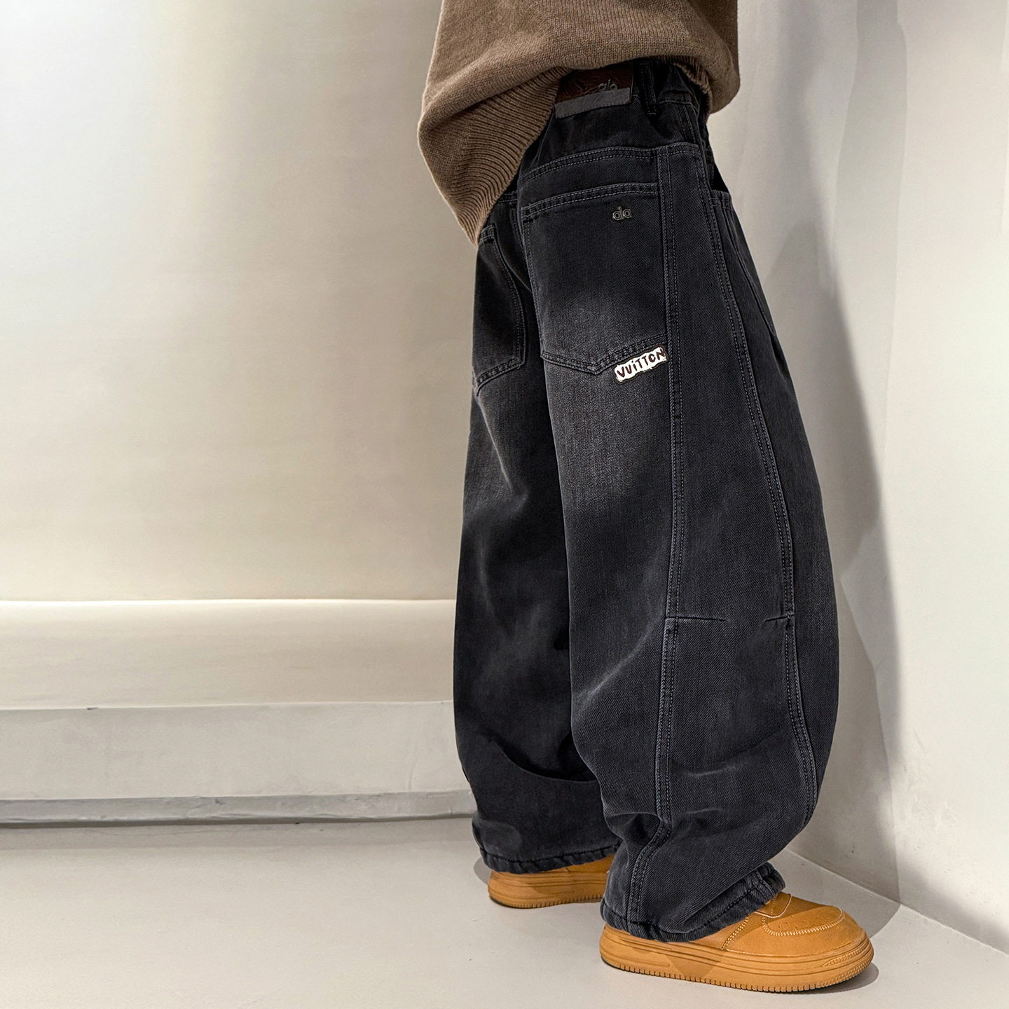 男童加绒牛仔裤秋冬款2025新款儿童冬季一体绒加厚裤子大男孩冬装,淘宝优惠券,粉丝福利购,淘宝优惠卷