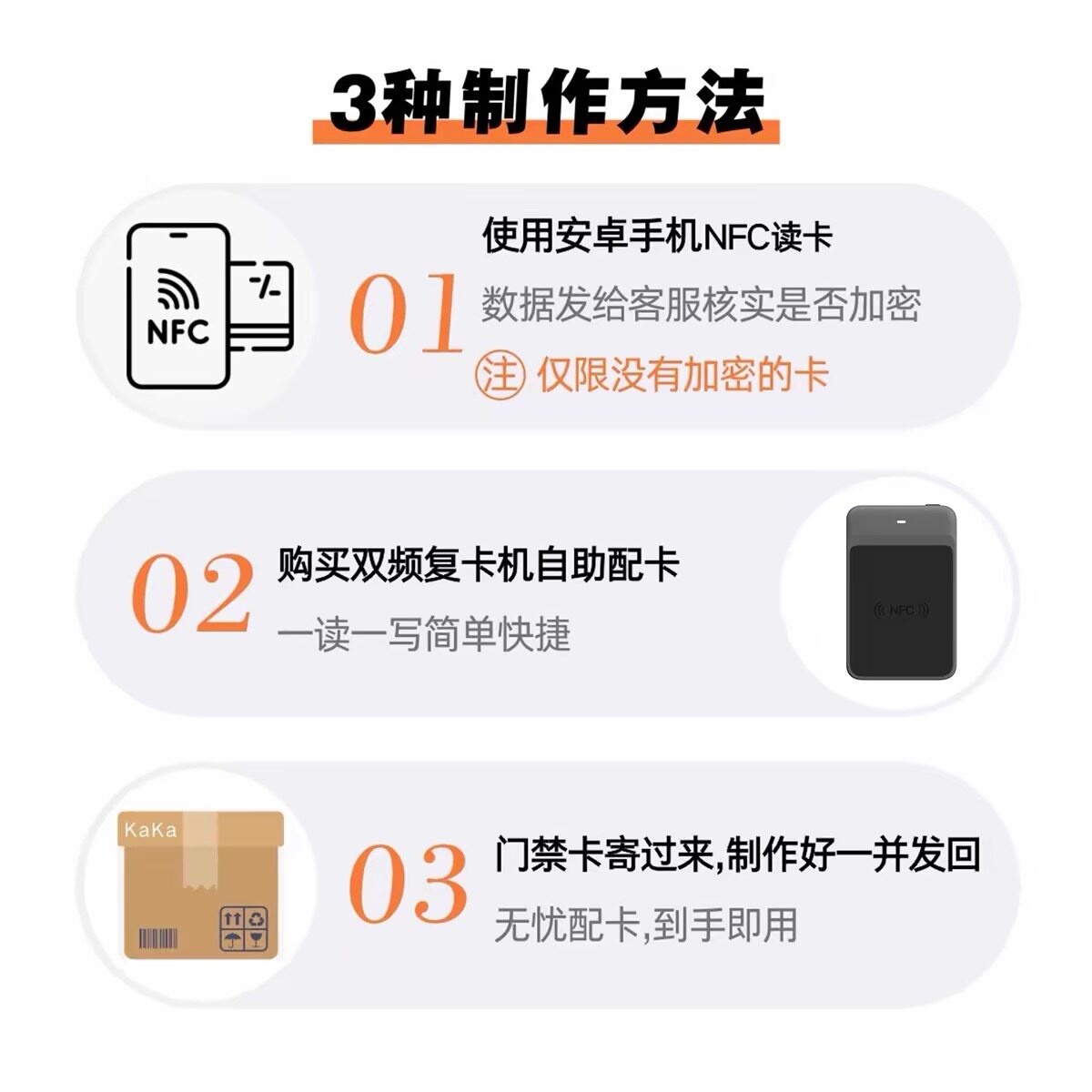 透明超薄nfc手机门禁卡贴片cuid卡ic卡t5577空白id卡复制卡刻电梯