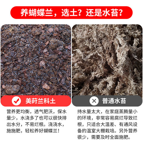 兰花专用土兰花土透气兰花营养土家用蝴蝶兰石斛君子兰植料松树皮 - 图3