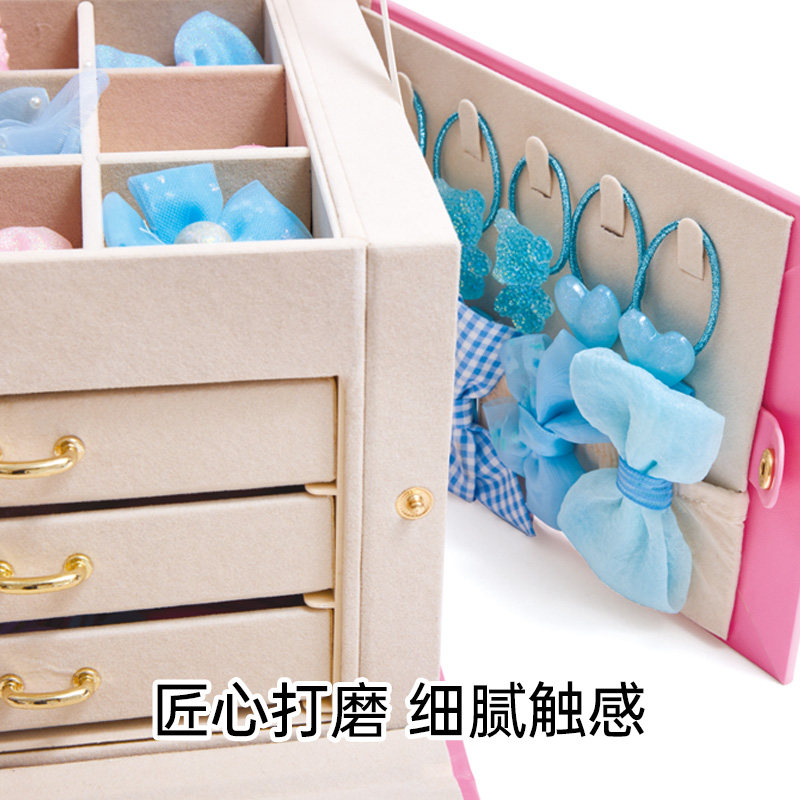 Hape公主梳妆发饰礼盒女童宝宝装扮生日儿童首饰盒玩具新年礼物,淘宝优惠券,粉丝福利购,淘宝优惠卷