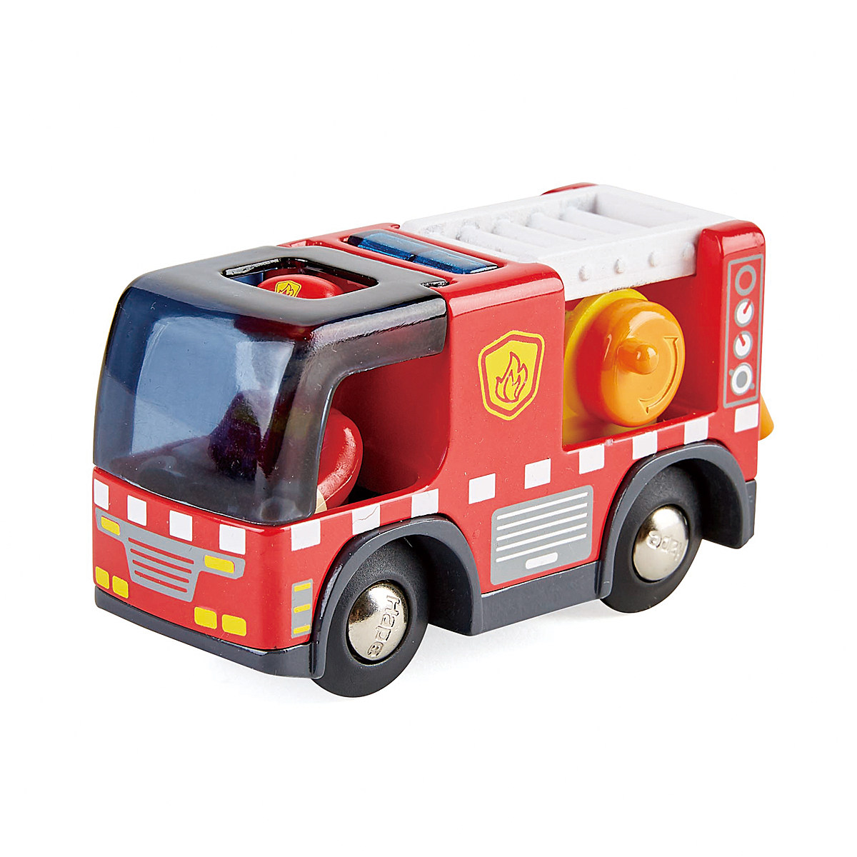 Hape警笛消防车3-6岁仿真情景模拟儿童宝宝益智互动玩具火车轨道,淘宝优惠券,粉丝福利购,淘宝优惠卷