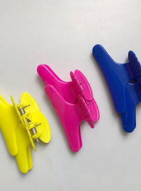 分区夹蝴蝶夹发廊剪头发抓夹子