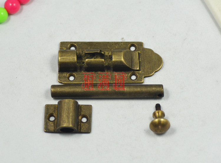 中式仿古纯铜插销 铜插销地插木门明插销门扣门栓 复古窗户插销,淘宝优惠券,粉丝福利购,淘宝优惠卷