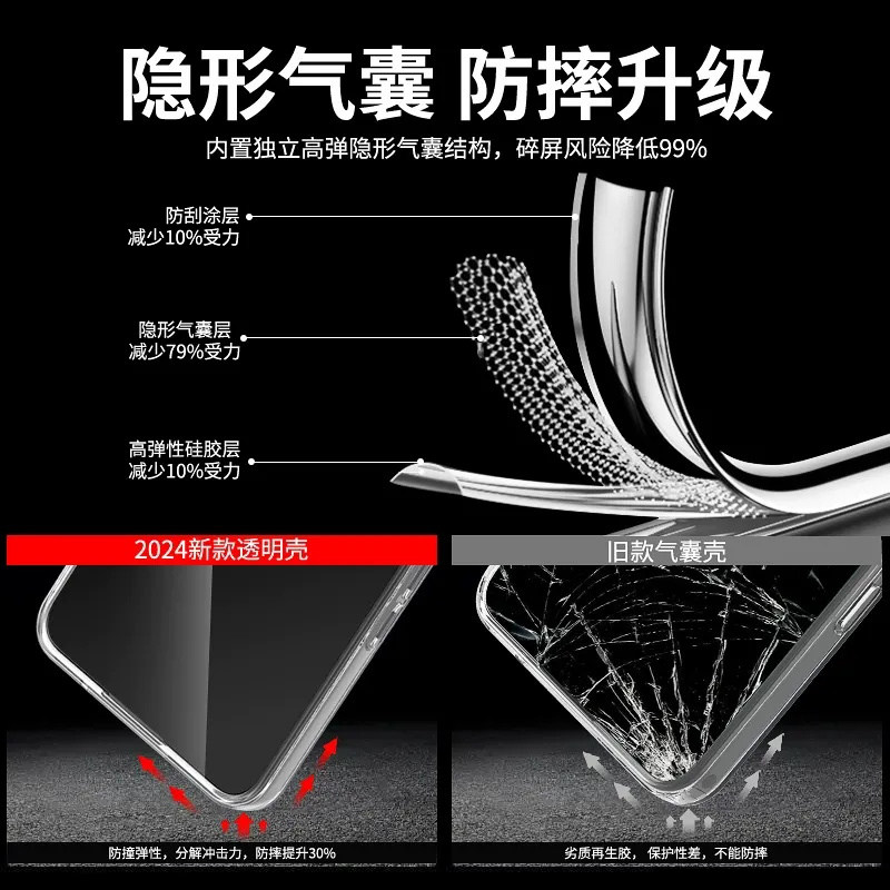 适用于华为Pura P70透明华为p70手机壳保护壳P70Pro防摔超薄新款镜头全包简约高清透露亮pura80硅胶80pro软壳,淘宝优惠券,粉丝福利购,淘宝优惠卷