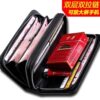Double zipper large capacity handbag for men