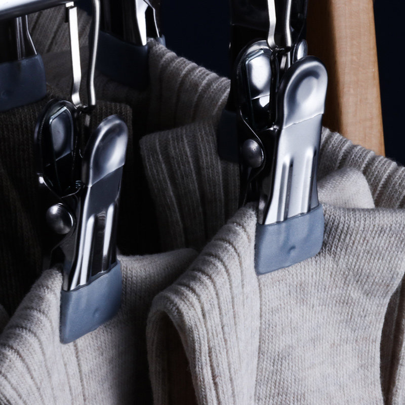 不锈钢晒架晾衣夹子铝合金晒架晒袜架内衣裤儿童挂钩防滑夹晾衣架,淘宝优惠券,粉丝福利购,淘宝优惠卷