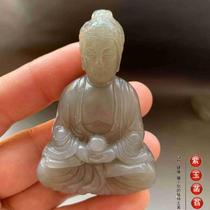 Old Yugu playing jade Buddha statue Sakyamuni Buddha statue like handlebar with small swinging piece Qingbin 014