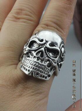 骷髅戒指男士夸张霸气朋克夜店