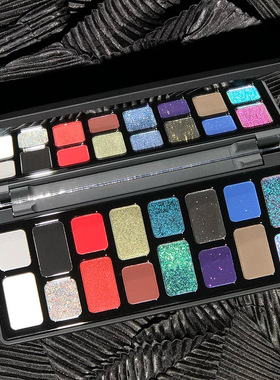 16-Color Stage Eyeshadow Palette, Matte Shimmer Multi Shades