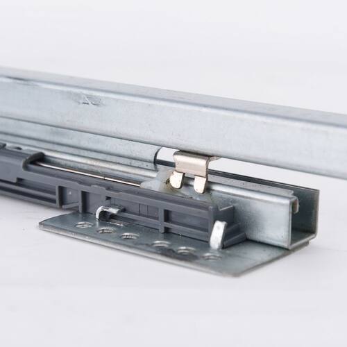 橱柜调味篮轨道阻尼缓冲抽屉拉篮托底滑轨支架带导轨抽拉式刀架轨 - 图1
