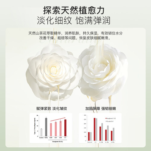 DANZ丹姿山茶花紧致水乳套装氨基酸弹润保湿敏感肌爽肤水洁面慕斯 - 图1