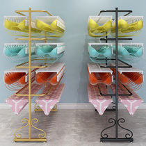 Underwear Underwear Middle Island Multilayer Sleeping Clothes Show Rack Double Row Shop Bra Socks Desktop Upper Wall Display Cabinet Shelving