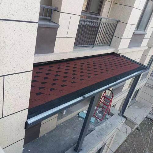 济南阳光房露台玻璃顶 德高瓦顶 铝合金 断桥铝门窗 楼顶庭院雨棚 - 图1