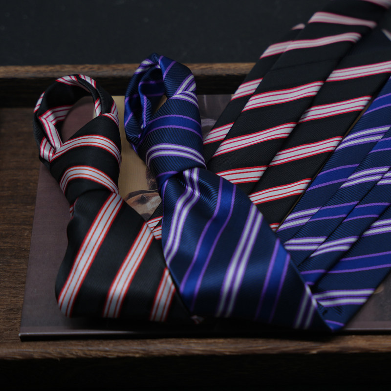 领带男正装韩版英伦风绅士条纹8CM手打款商务学生职业装宽YSB961,淘宝优惠券,粉丝福利购,淘宝优惠卷