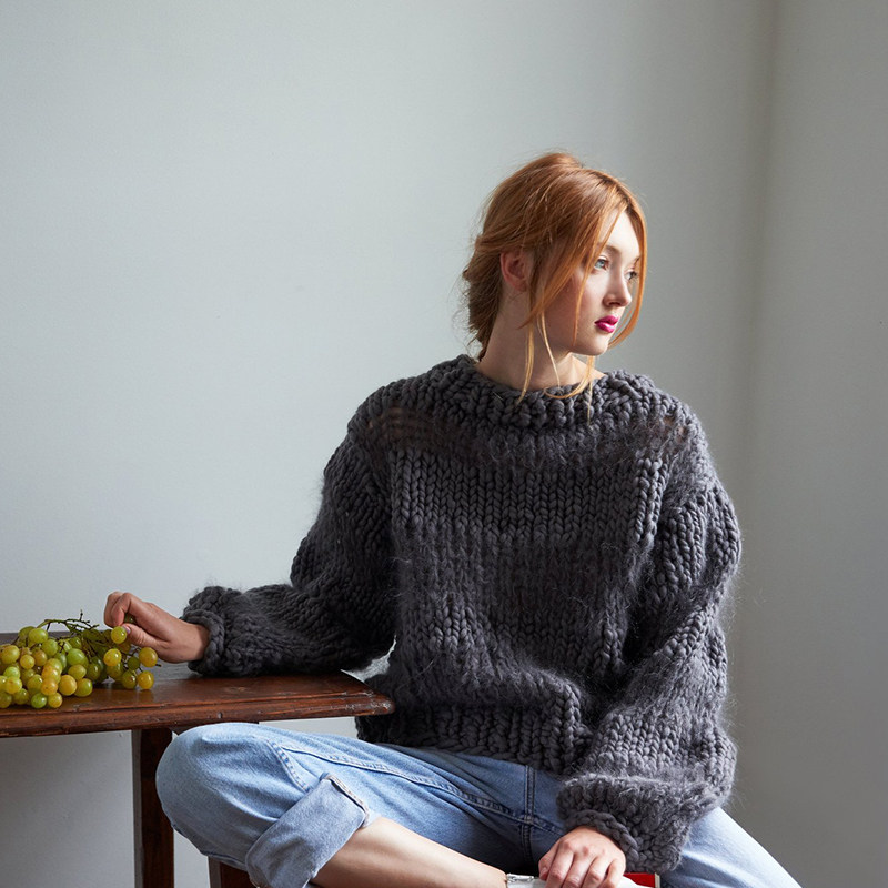 Loopy Mango NO5 进口美丽诺羊毛粗线织围巾手工毛衣线编织初学者,淘宝优惠券,粉丝福利购,淘宝优惠卷