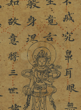 敦煌 古人写经 佛说帝释 小楷字帖 书法文献 纸本绢布 微喷复制